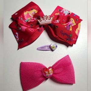 DISNEY Princess Bows and Clip